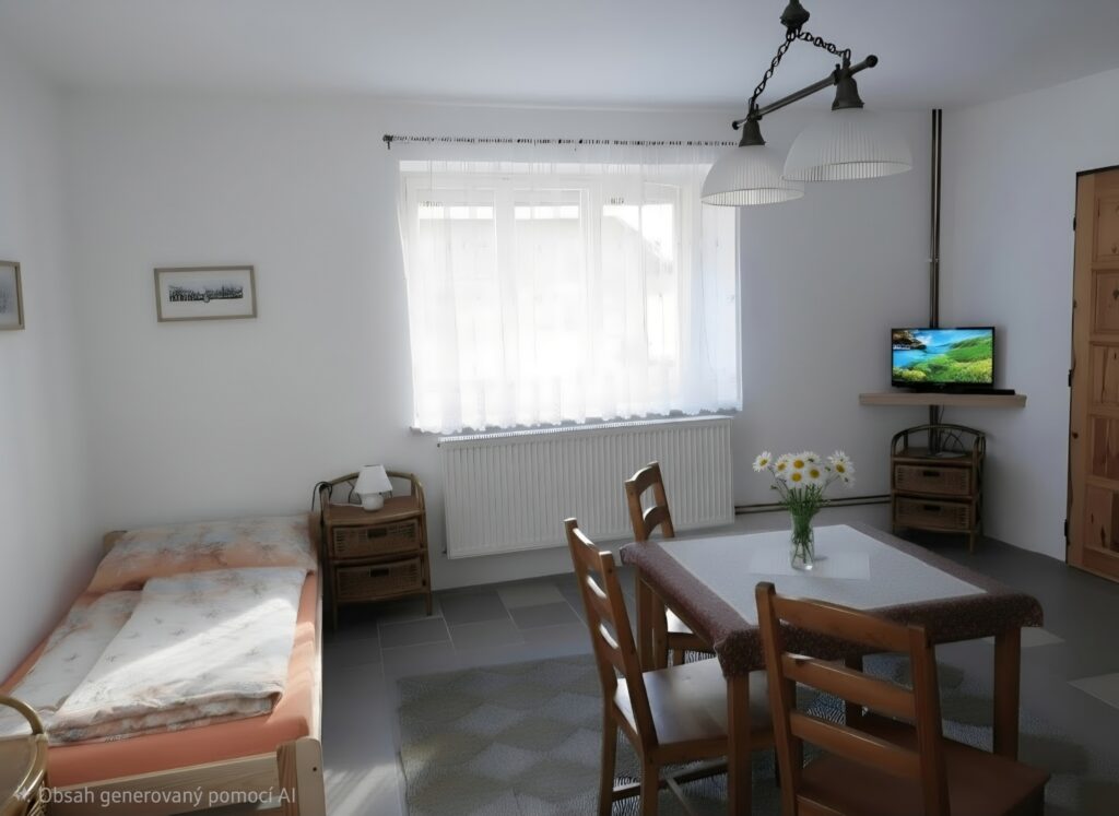 Studia Ubytování ve studiu 1. - pokoj