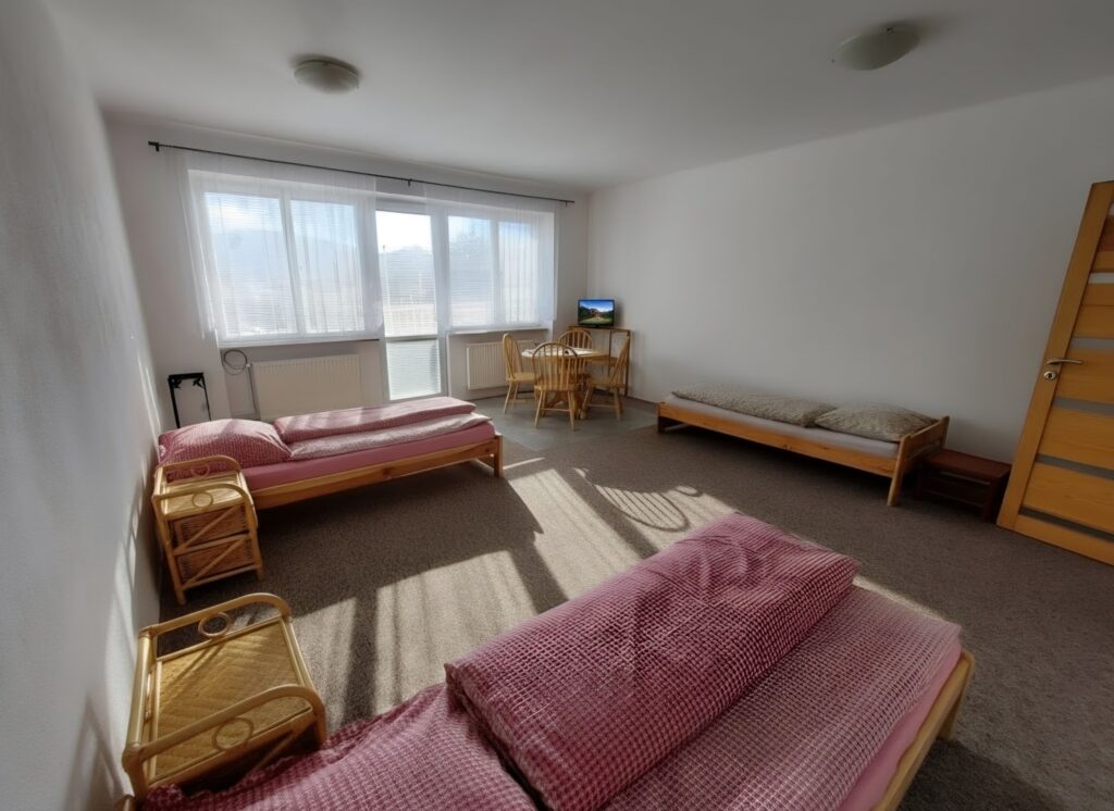 Byty Ubytování Hranice - byt s balkonem - pokoj